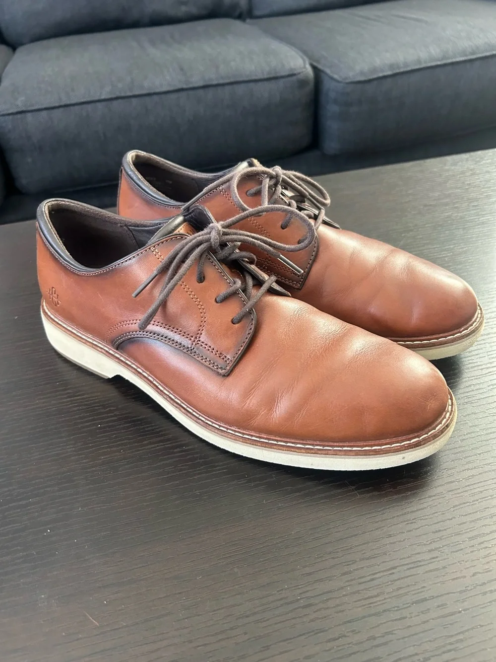 Cole Haan men’s American classic Oxford Brown Leather Derby Shoes